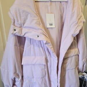 Selkie Light Pink Puffer Jacket